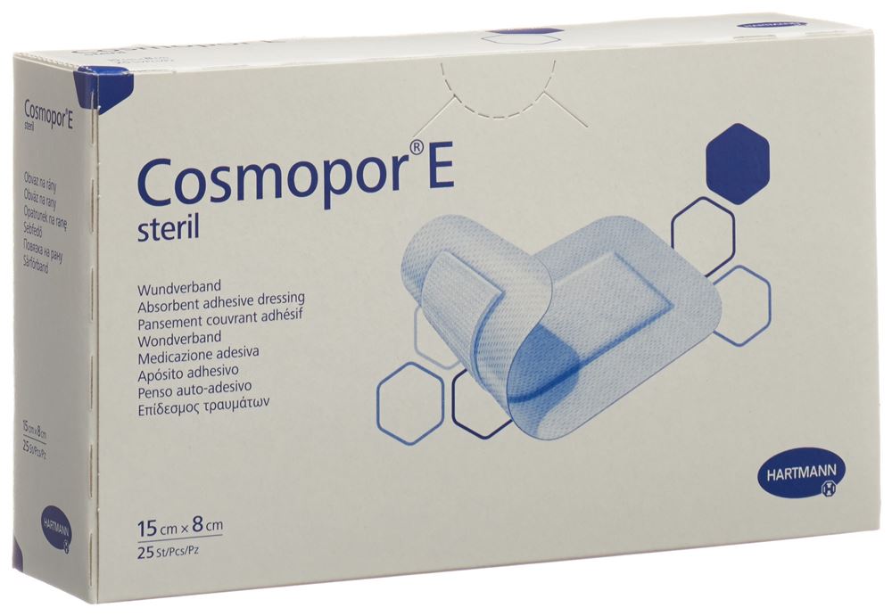 COSMOPOR Schnellverband 15cmx8cm steril 25 Stk