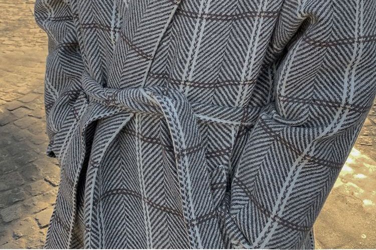 DragonRoad - Matching geruite lange jas voor koppels