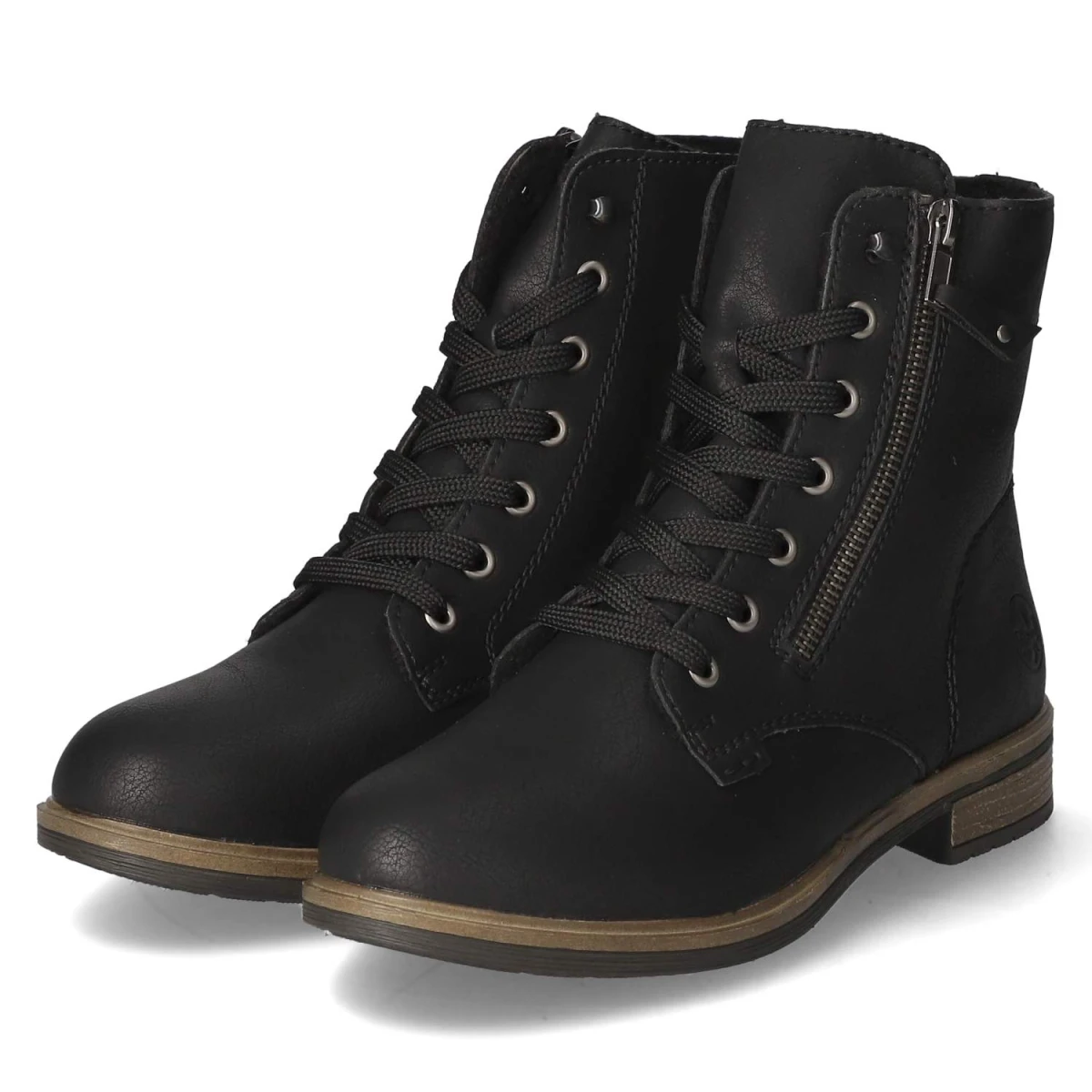 RiekerSchnürstiefeletten - schwarz