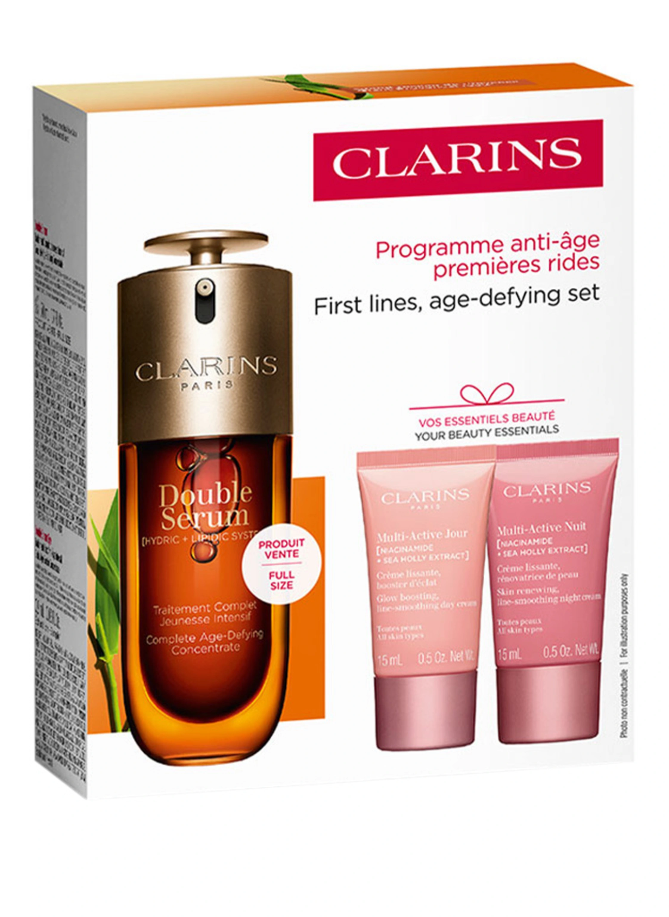 CLARINS DOUBLE SERUM & MULTI-ACTIVE SET