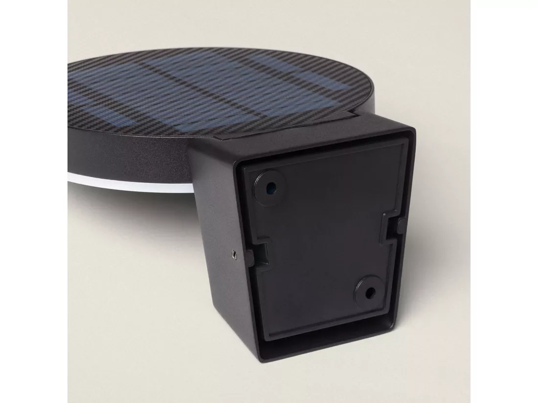Applique Murale Extérieure Solaire LED 5W Aluminium avec Détecteur de Mouvement Aris Noir