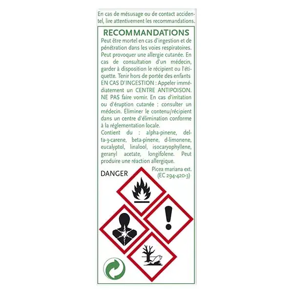 Óleo Essencial de Abeto Negro Orgânico Phytosun Aroms 5ml