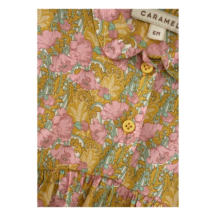 Caramel Blouse Leona Bébé à Fleurs | Jaune