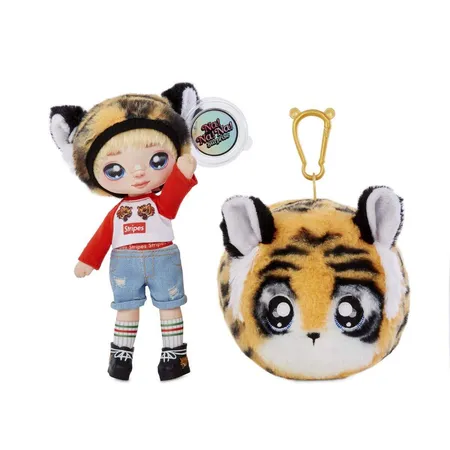 MGA Entertainment Na! Na! Na! Surprise Doll 2in1 Puppe mit Plüsch-Anhänger, 1 Stück, sortiert