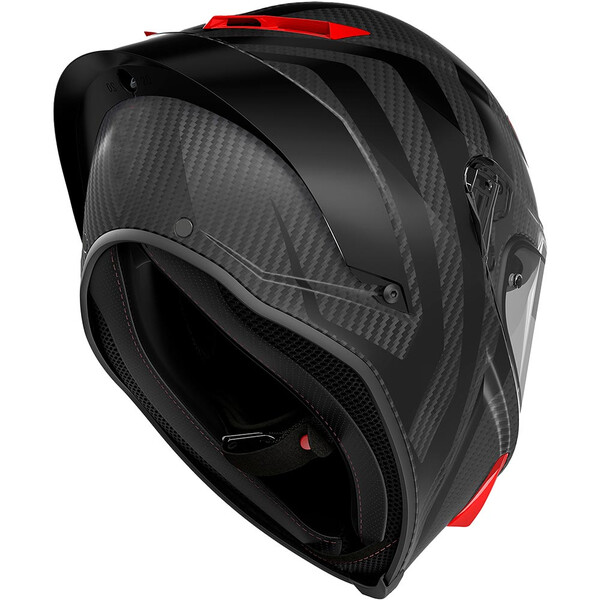 AGV - Casque Pista GP RR Intrepido Carbone / Noir / Rouge / Mat
