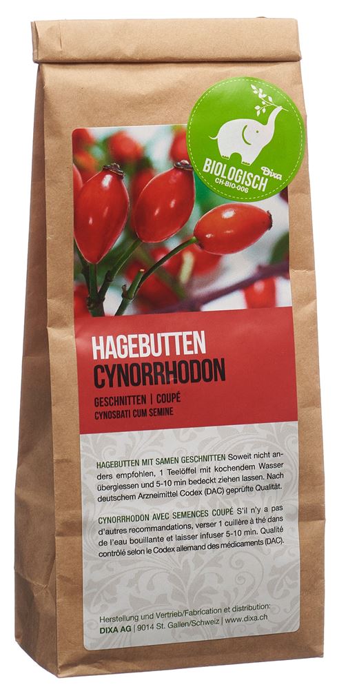 DIXA Hagebutten mit Samen DAC BIO geschnitten 200 g