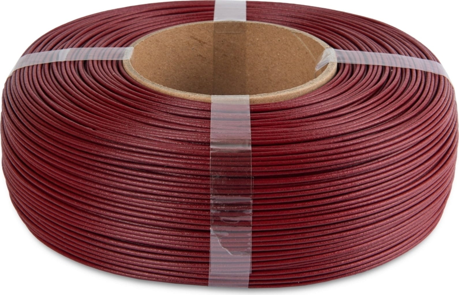 The Filament  ReFill PETG CF Red, 1,75 mm / 1000 g    Mit 3 % Kohlefasern verstärktes PETG ohne Spule in Red