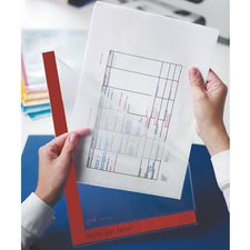 Pochette transparente Desk Free, A4, en PP, granuleux