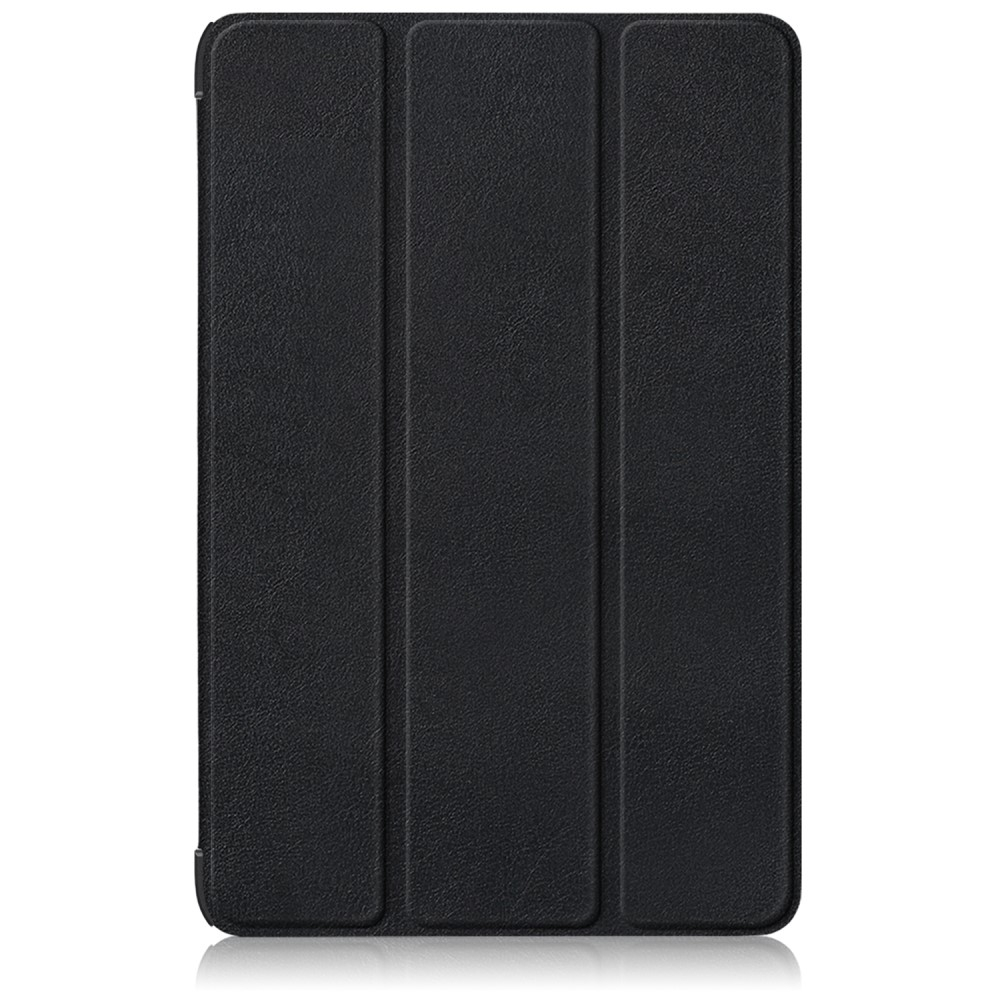 Samsung Galaxy Tab S9  Plus Leder Tasche Smart Cover Hülle Litchi Look   S-Pen Halterung - Schwarz
