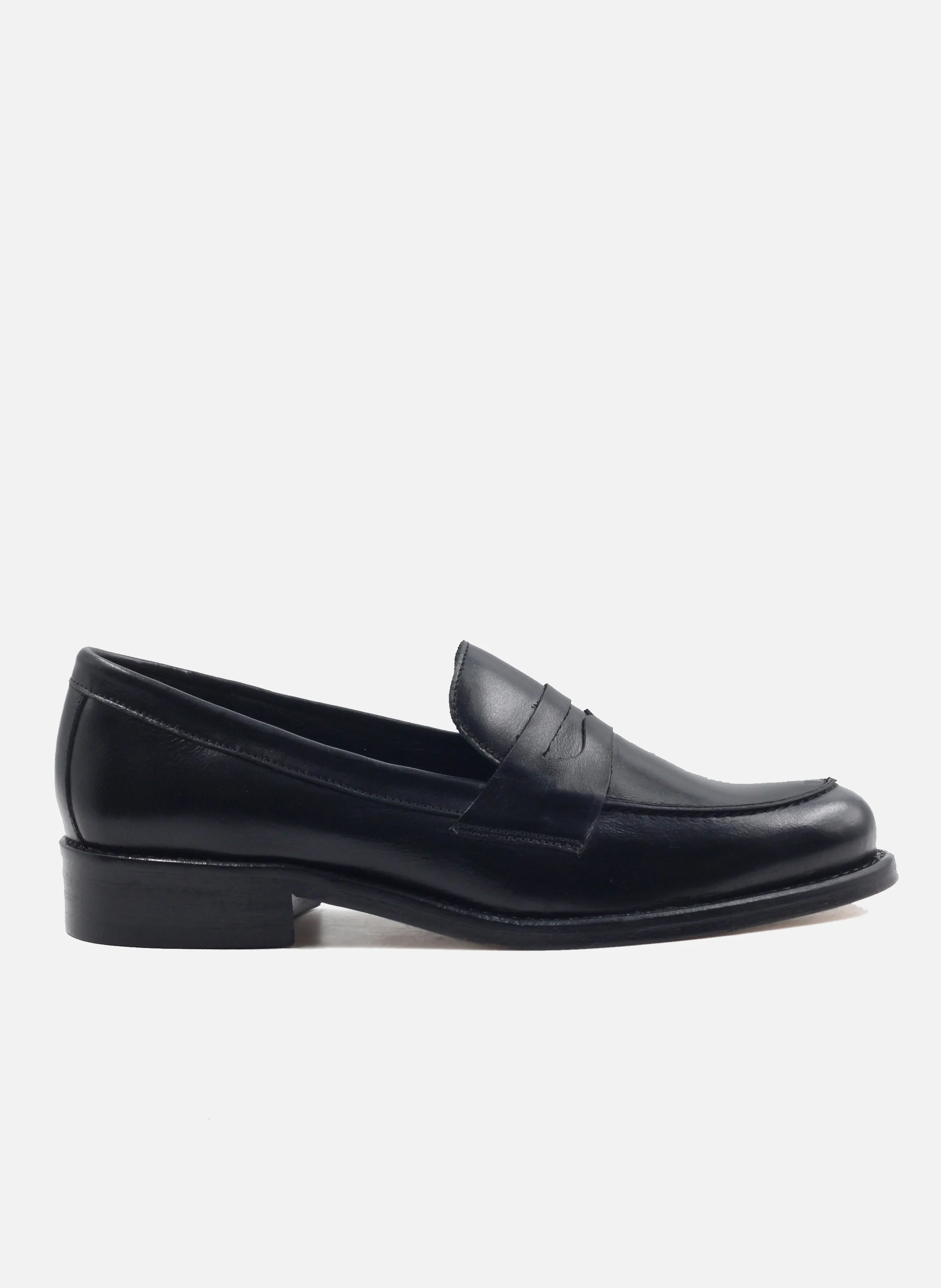 Mocassins cuir lisse | Noir