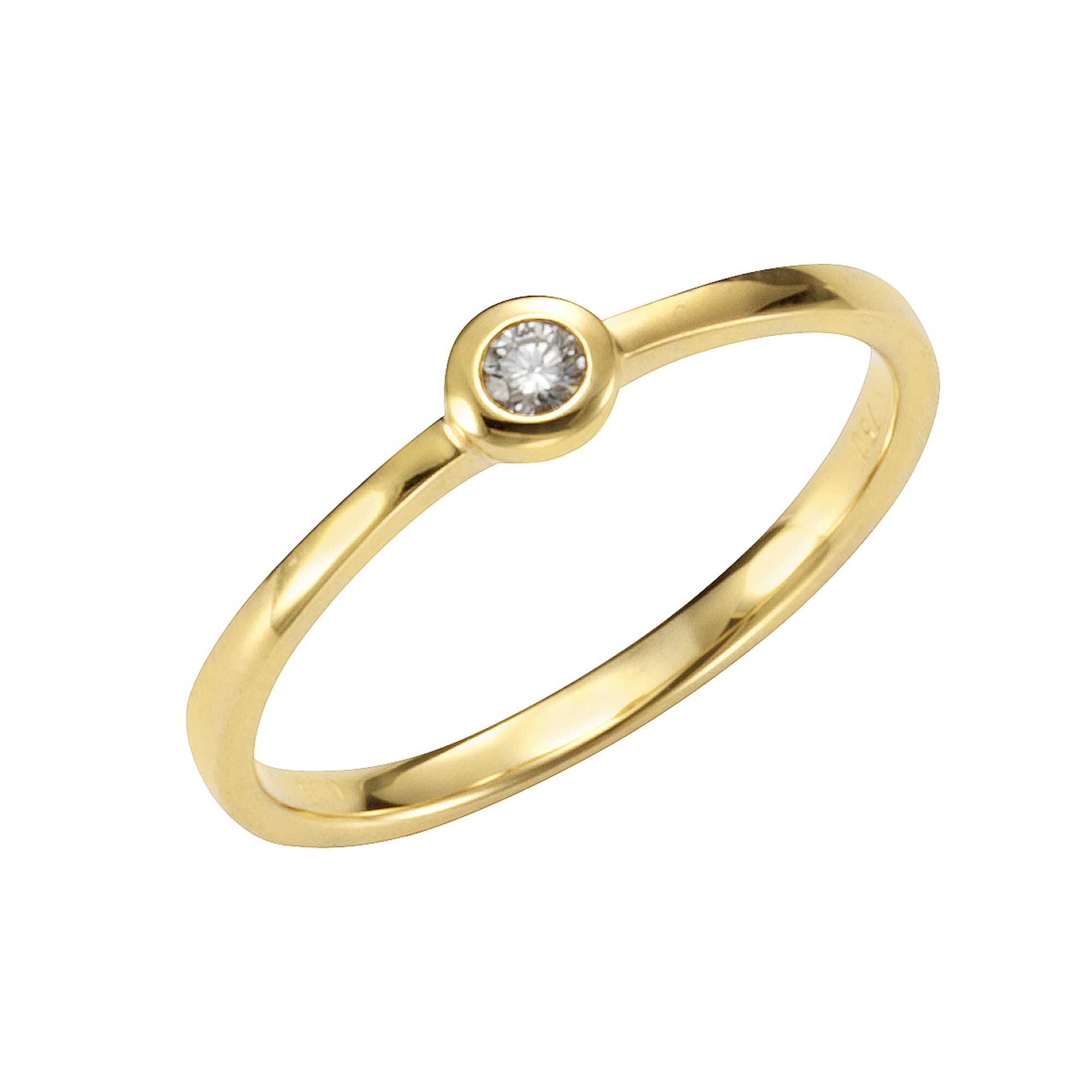 Orolino Ring Gold 750 mit Brillant 0,05ct.