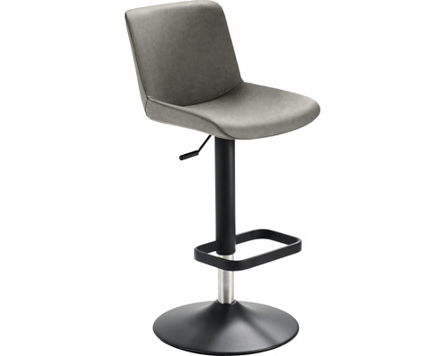 Barkruk Mayer Zitmeubelen 1235G 44 x 48 x 85 cm staal zwart/modder