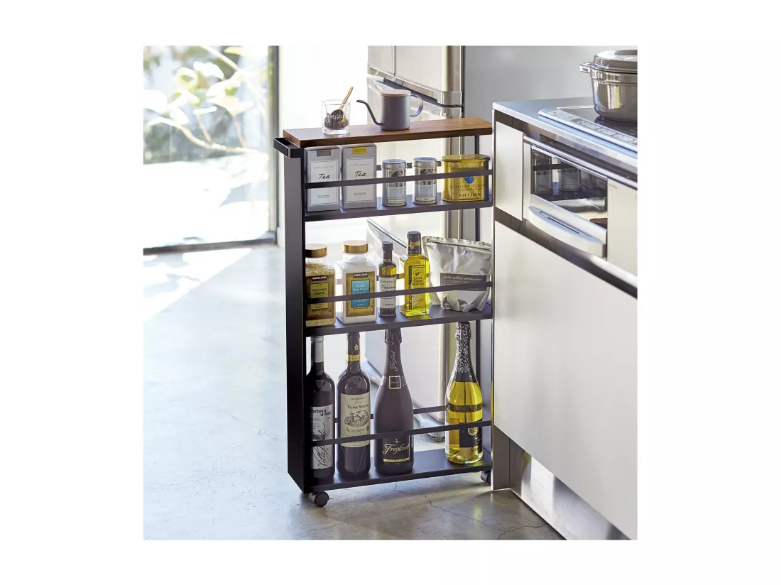 Desserte de rangement en acier - L47,5 cm