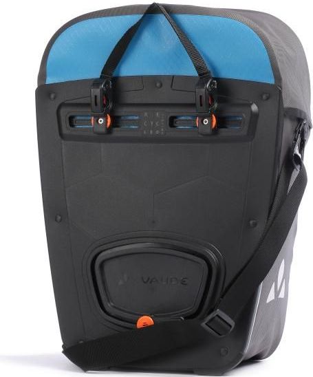 VAUDE - Aqua Commute - Fietstas - Zwart - PVC-vrij Canvas - Waterdicht