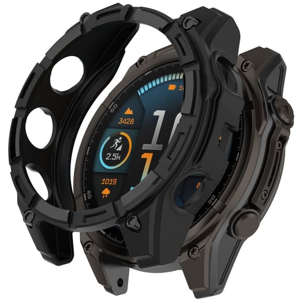 INF Beskyttelsesdeksel til Garmin Fenix 8 47mm - AMOLED Svart