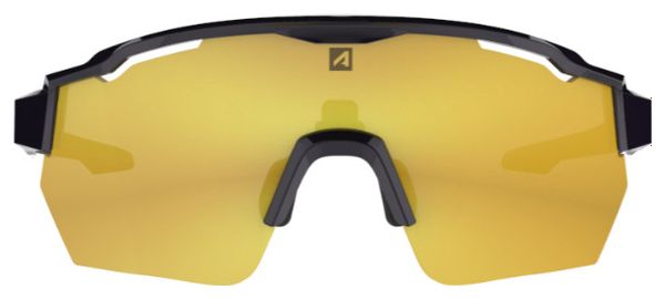 Coffret Lunettes AZR Race RX Noir Verni / Écran hydrophobe Or   Incolore
