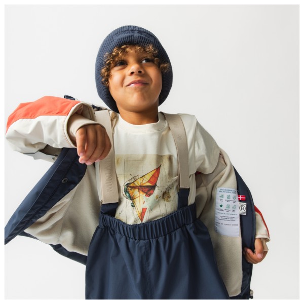 Mini A Ture - Kid's Matwilans Suspender Pants - Pantalon imperméable