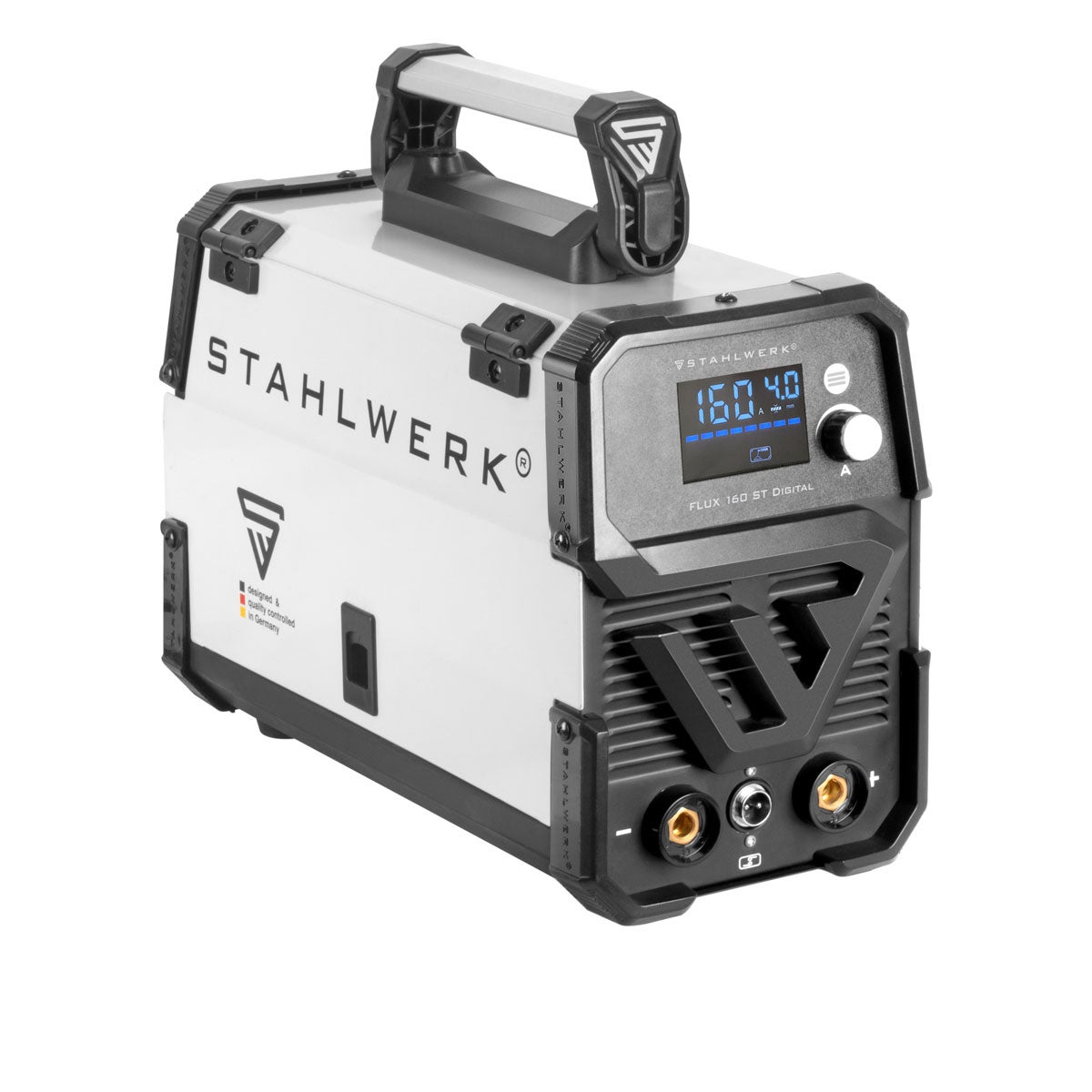 STAHLWERK FLUX 160 ST Digitaal lasapparaat met 160 A, synergische draadaanvoer
