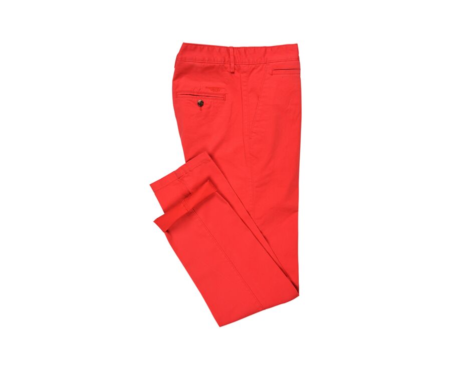 Pantalon chino homme Rouge Vif - KYRK