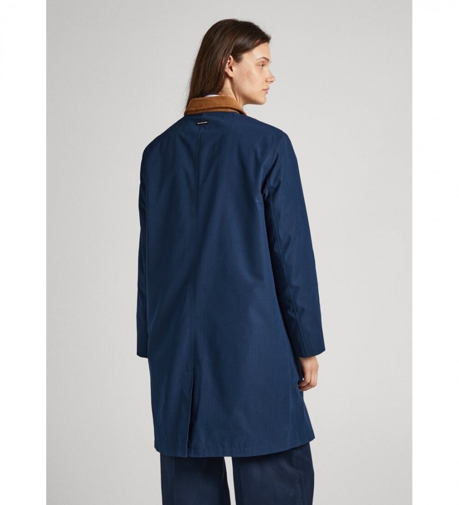 Casaco comprido Pepe Jeans Missa azul marinho