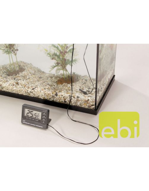 Europet Bernina Digitale Thermometer - Aquarium Toebehoren - Zwart -50-70 C
