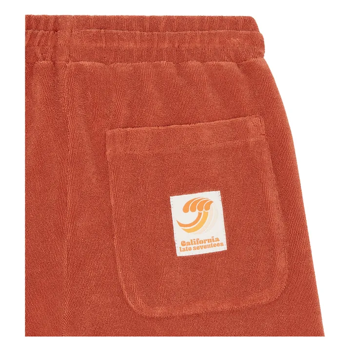 Hundred Pieces Short Éponge Coton Bio | Terracotta