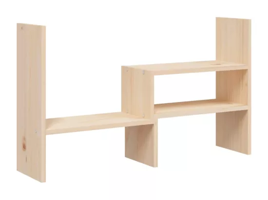 Support pour moniteur (39-72)x17x43 cm Bois de pin solide