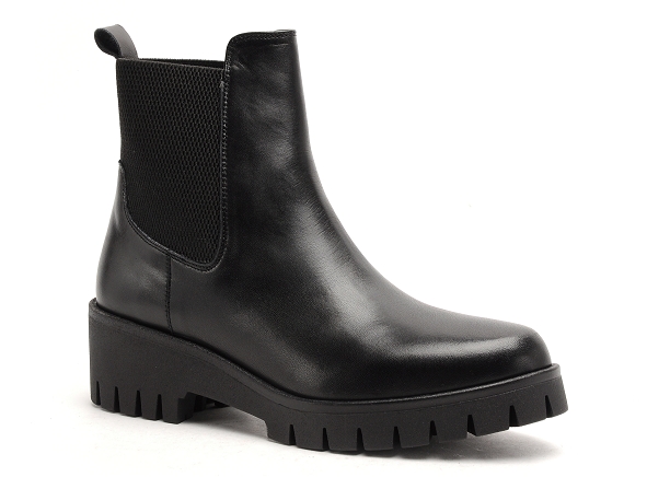 Myma boots bottine plates femme 5832 noir