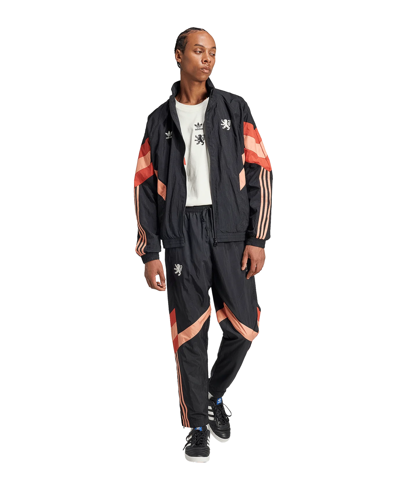 adidas Originals Olympique Lyon Trainingshose Schwarz
