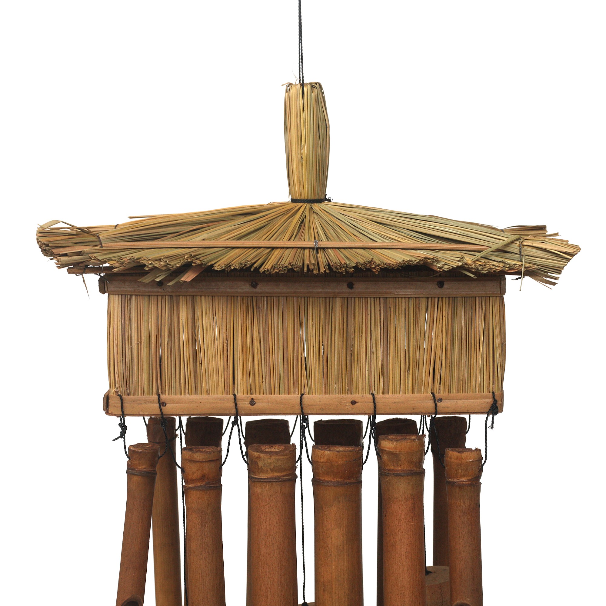 Windspiel aus Bambus mit Vogelhaus, L 15 cm, B 30 cm H 55 cm günstig bestellen