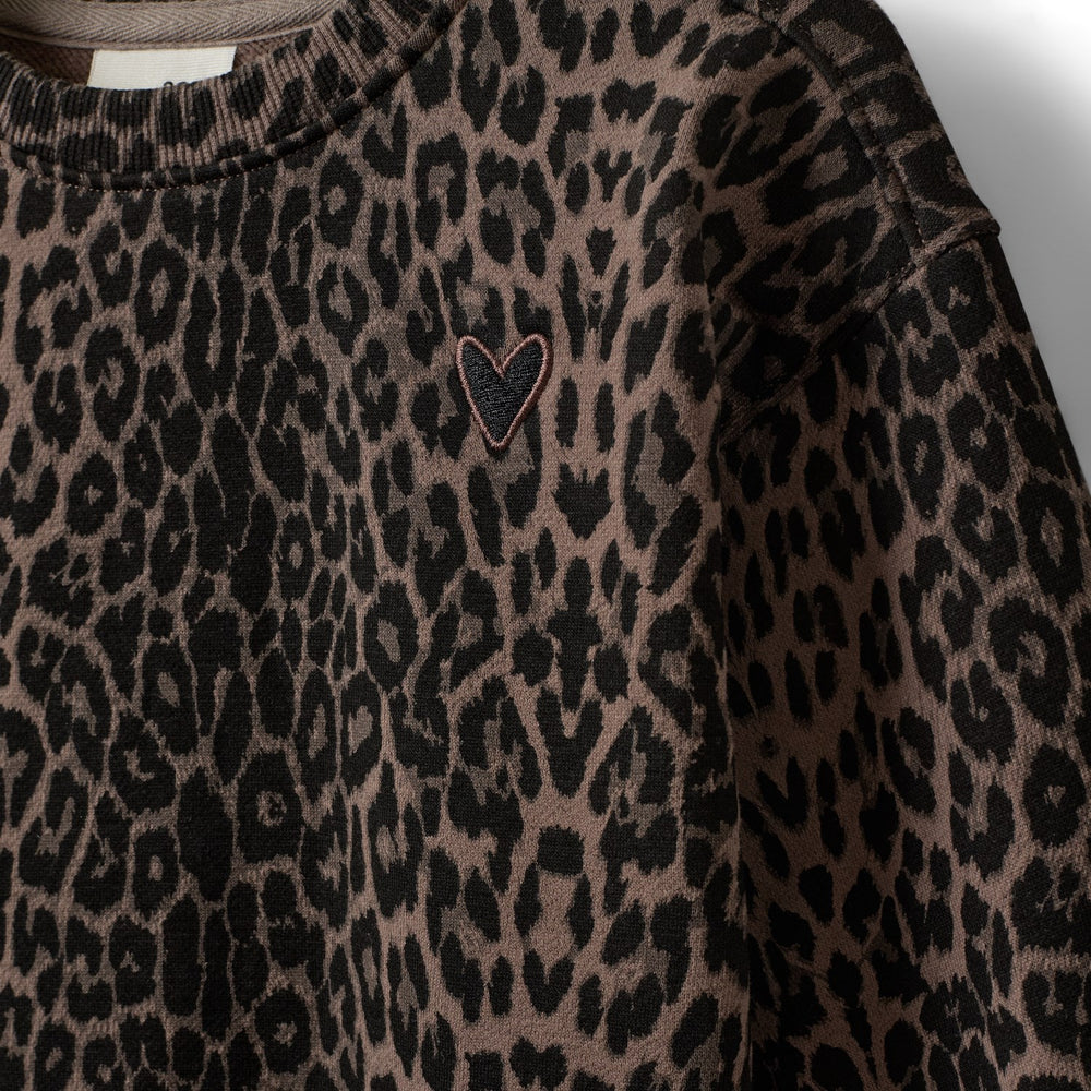 Køb Sofie Schnoor Aop Leopard ElisSK Kids Sweatshirt