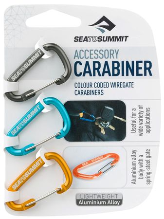 Multifunktions-Karabiner SET  multicolor  Klein, 3er Set
