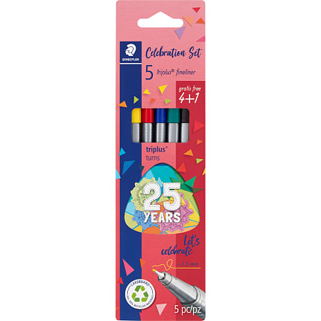 Staedtler Triplus fineliner 5 stk.