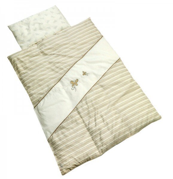 Be Be´s Collection Be Be's Collection 525-28 Bettwäsche Butterfly braun 100x130cm und 40x60cm