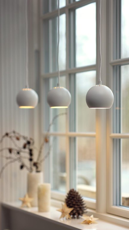 Frandsen Ball hanglamp Ø12 mat zwart