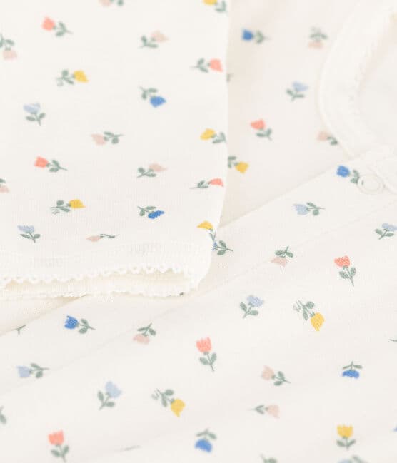 Bodyjama fleurs en coton