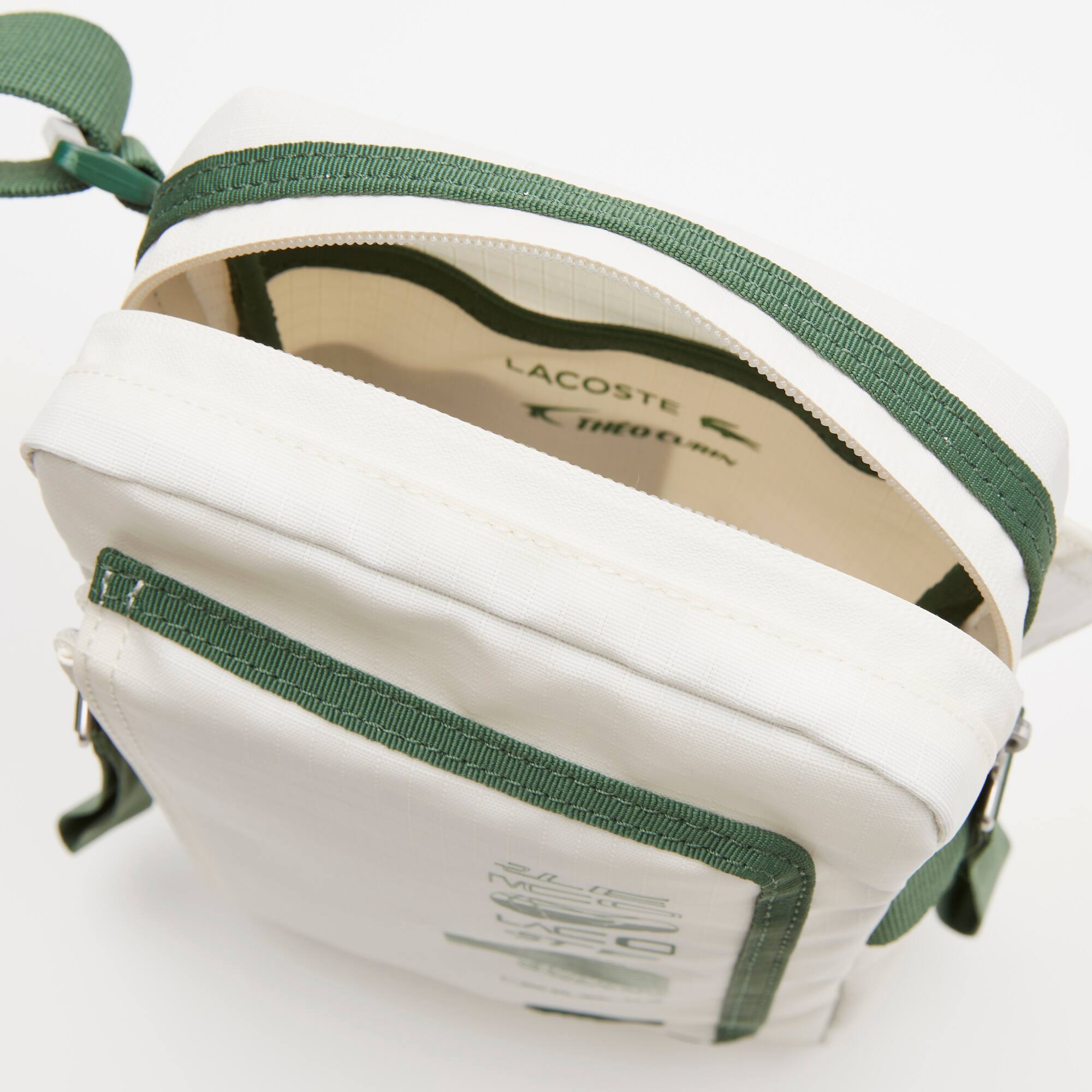 Herren LACOSTE x Theo Curin Tasche mit verstellbarem Riemen Umhängetaschen & Gürteltaschen - Weiss - Lacoste - Herren