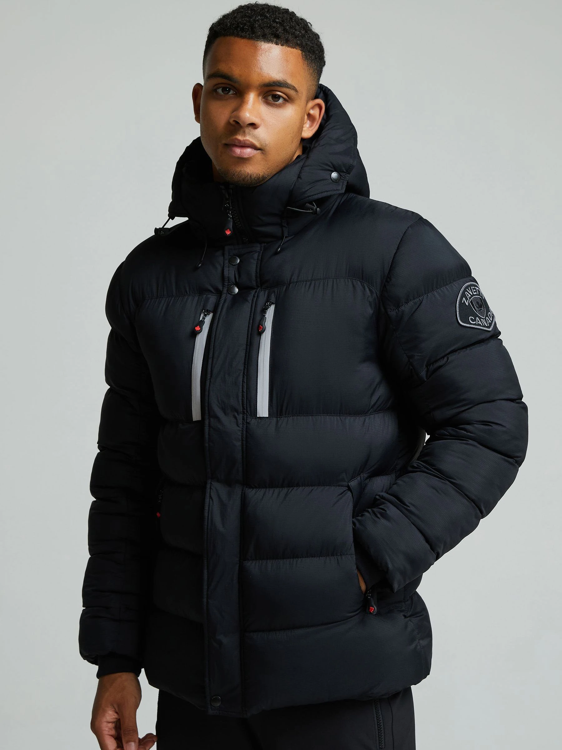 Zavetti Canada Atlin 2.0 Puffer Black Jacket