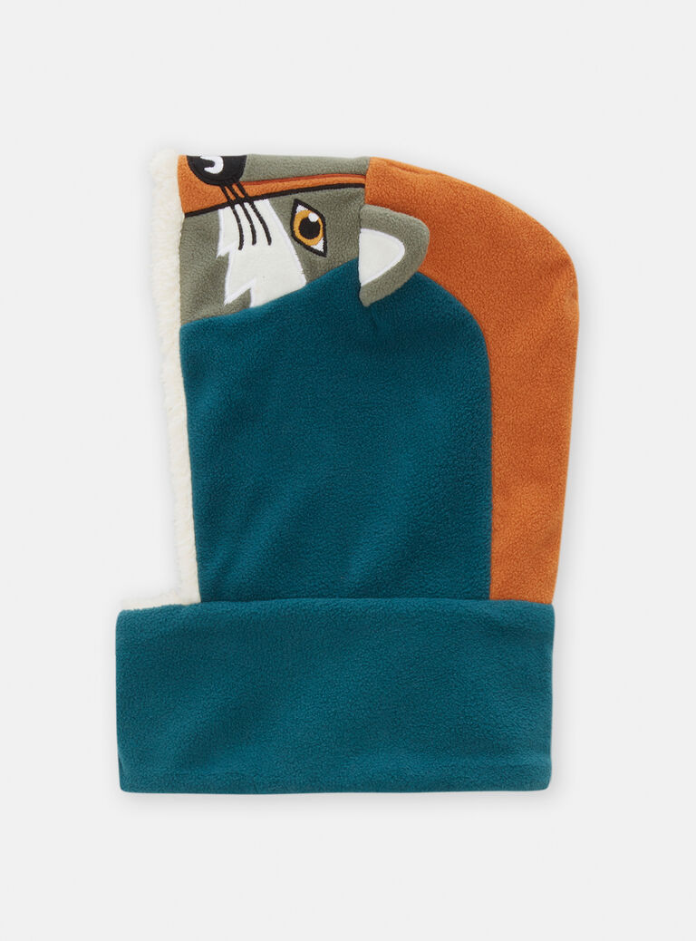 Cagoule motif loup pour garçon