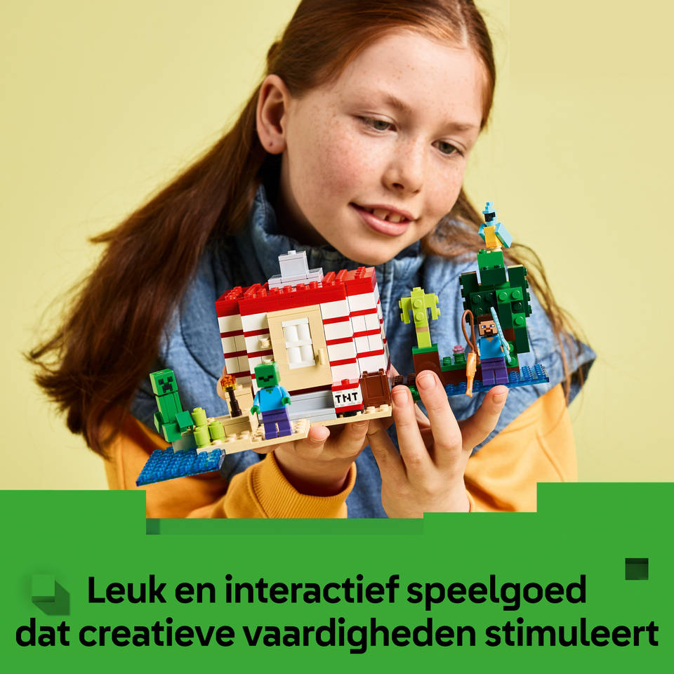 LEGO Minecraft het TNT junglehuis 21275