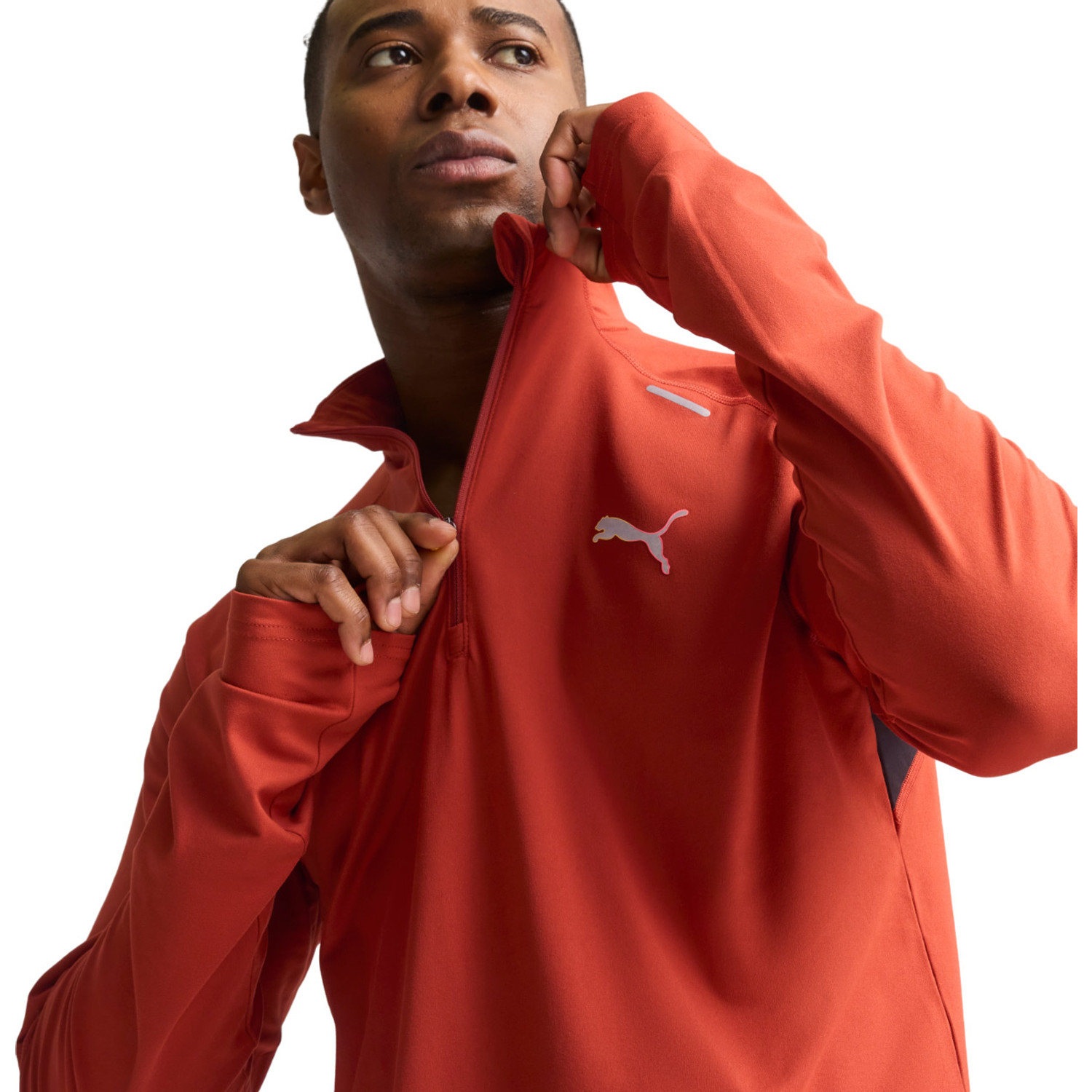 PUMA Run Cloudspun 1/4 Zip Longsleeve Heren