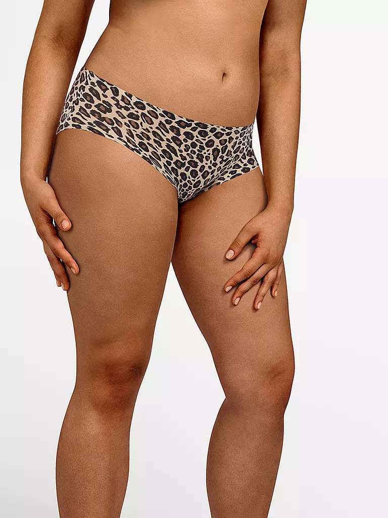 CHANTELLE Pants SOFTSTRETCH leopard nude braun