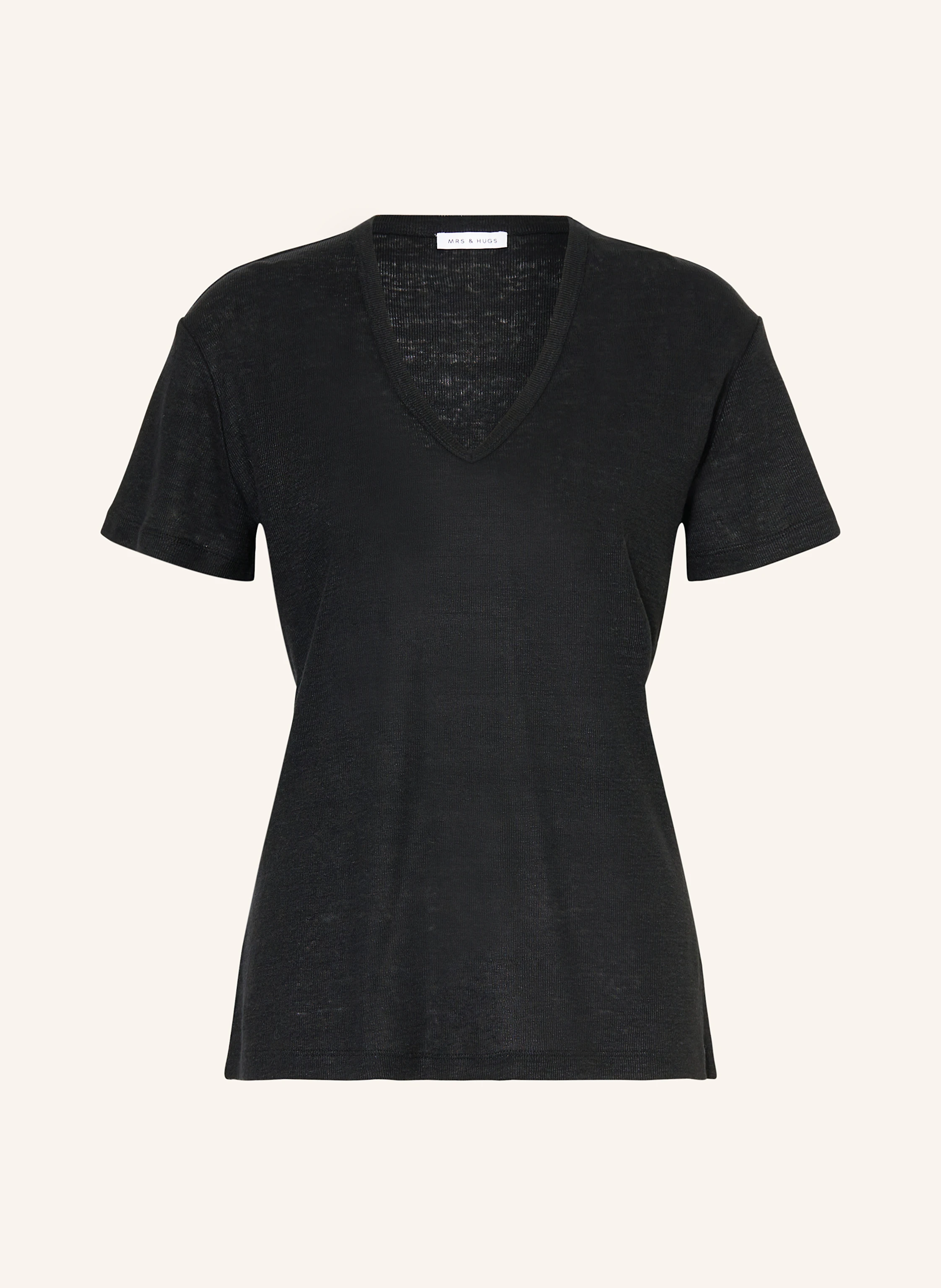 MRS & HUGS T-Shirt aus Leinen