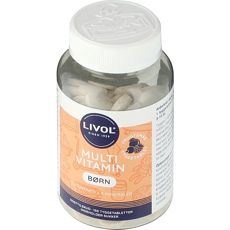 Multivitamin til børn m. frugtsmag