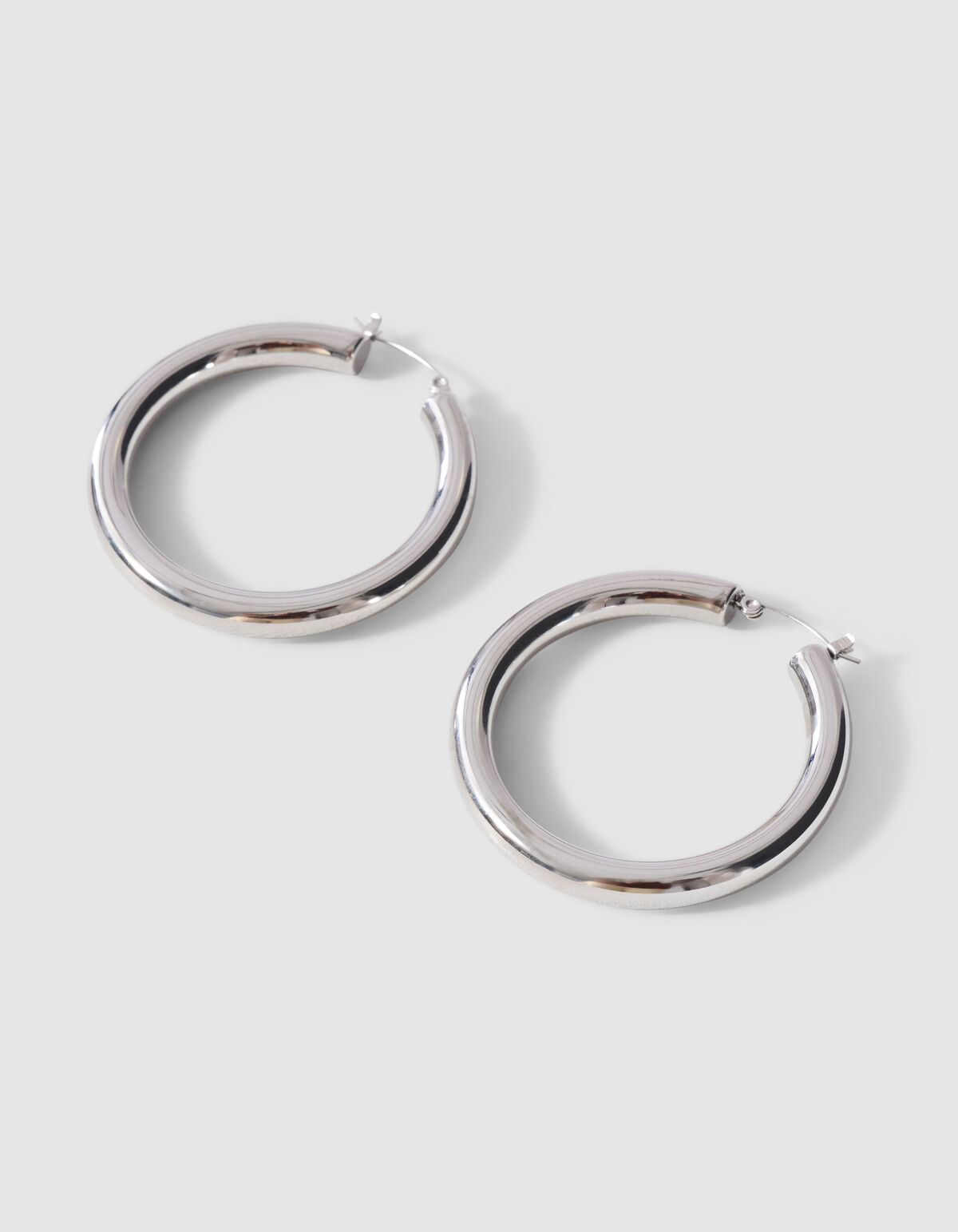 Basic Hoop Oorbellen Zilver