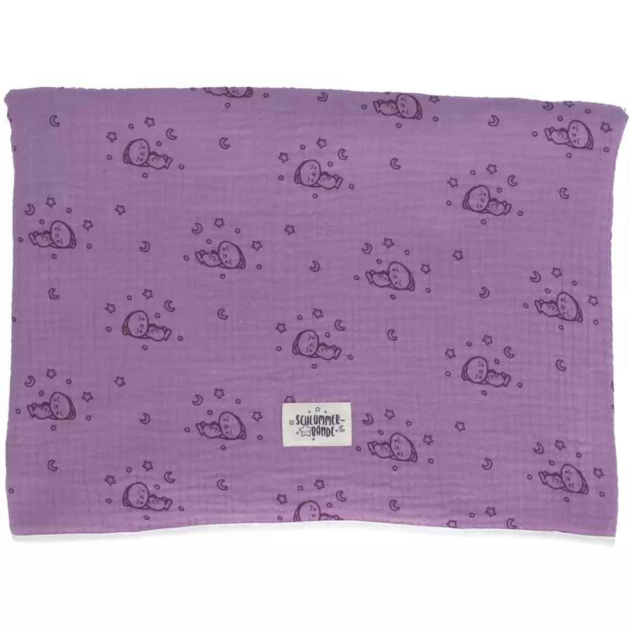 Sterntaler Musselin-Babydecke Schlummerhase lila