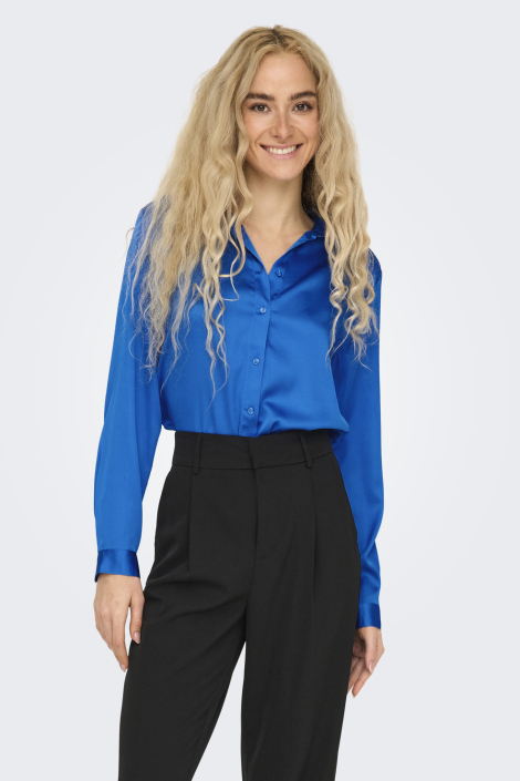 Jacqueline de Yong blauwe dames blouse