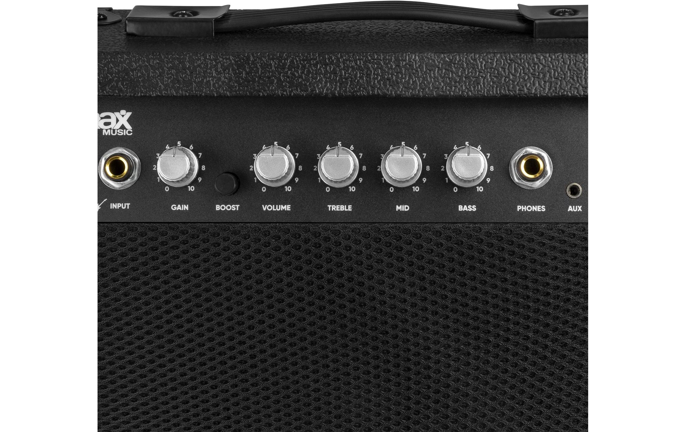 Combo GIGKit Verstärker 40WGIGKit Verstärker mit 40W und Bass-, Mittel- und Höhenregler