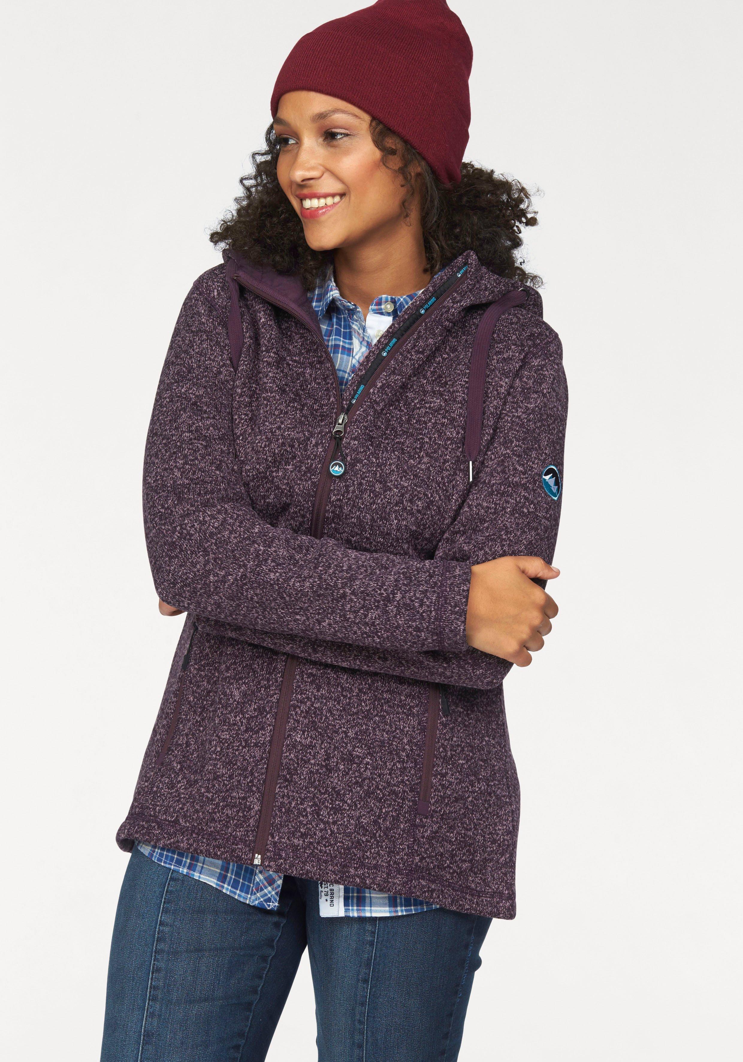 Strickfleecejacke