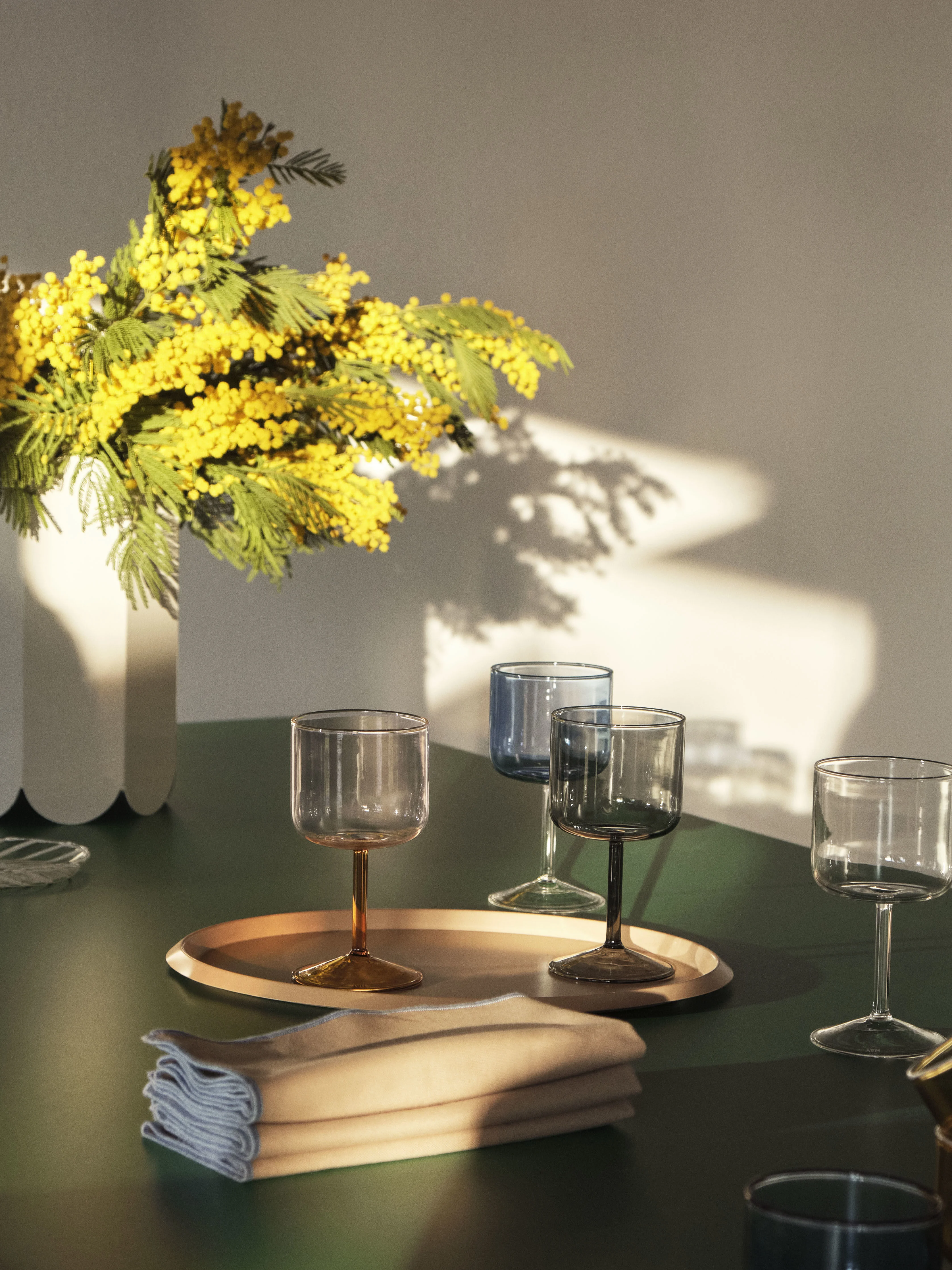 TINT - Verre à vin verre | Bleu